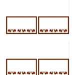 Free Printables: Thanksgiving Place Cards – Home Cooking Throughout Fold Over Place Card Template