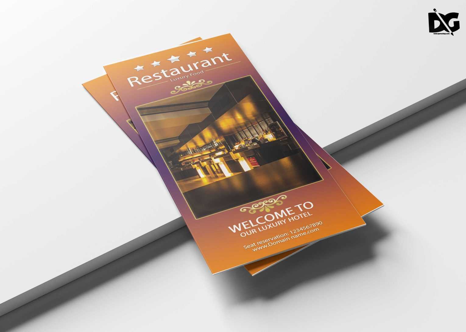 Free Psd Hotel Tri Fold Brochure Template | Free Psd Mockup Throughout Welcome Brochure Template