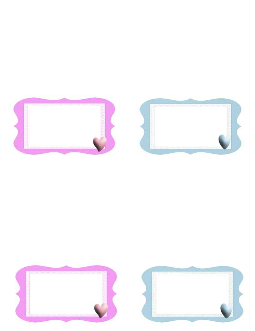 Free Publisher Border Templates, Download Free Clip Art Within Ms Word Place Card Template