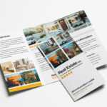 Free Real Estate Trifold Brochure Template In Psd, Ai Inside Real Estate Brochure Templates Psd Free Download