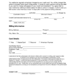 Free Recurring Credit Card Authorization Form – Word | Pdf With Regard To Credit Card Authorization Form Template Word