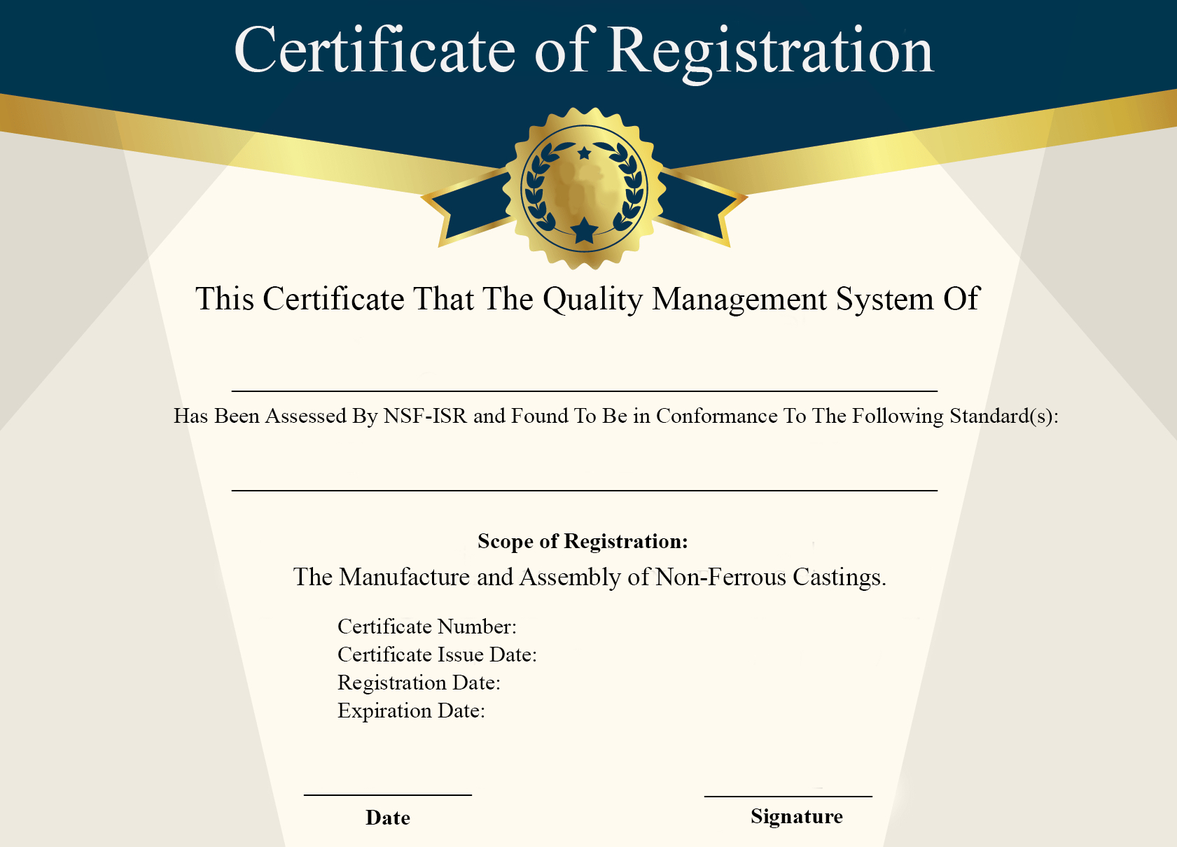 Free Sample Certificate Of Registration | Certificate Template Inside Running Certificates Templates Free