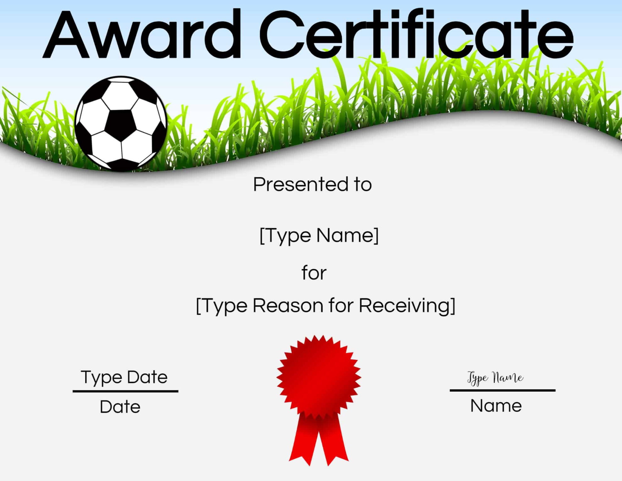 Soccer Certificate Templates For Word Best Business Templates