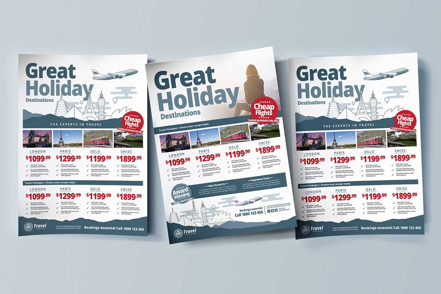 Free Travel Agency Poster & Brochure Template In Psd, Ai For Travel And Tourism Brochure Templates Free