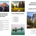 Free Travel Brochure Templates & Examples [8 Free Templates] For Country Brochure Template