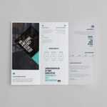Free Trifold Brochure Template With Tri Fold Brochure Template Illustrator Free