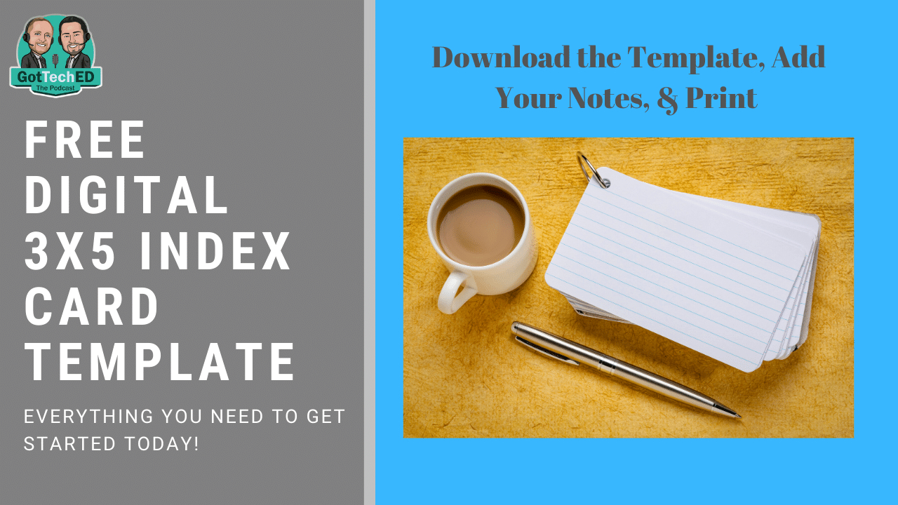 Freebie: Customizable And Printable 3X5 Index Card Template For 3 By 5 Index Card Template