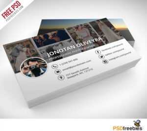 Freebie : Professional Photographer Business Card Psd On Behance inside Photography Business Card Template Photoshop