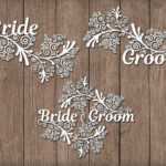 Friezes Wedding Svg Files For Silhouette Cameo And Cricut. Wedding Clipart  Png. Wedding Paper Craft Template. Wedding Stencils For Card Making. Inside Silhouette Cameo Card Templates