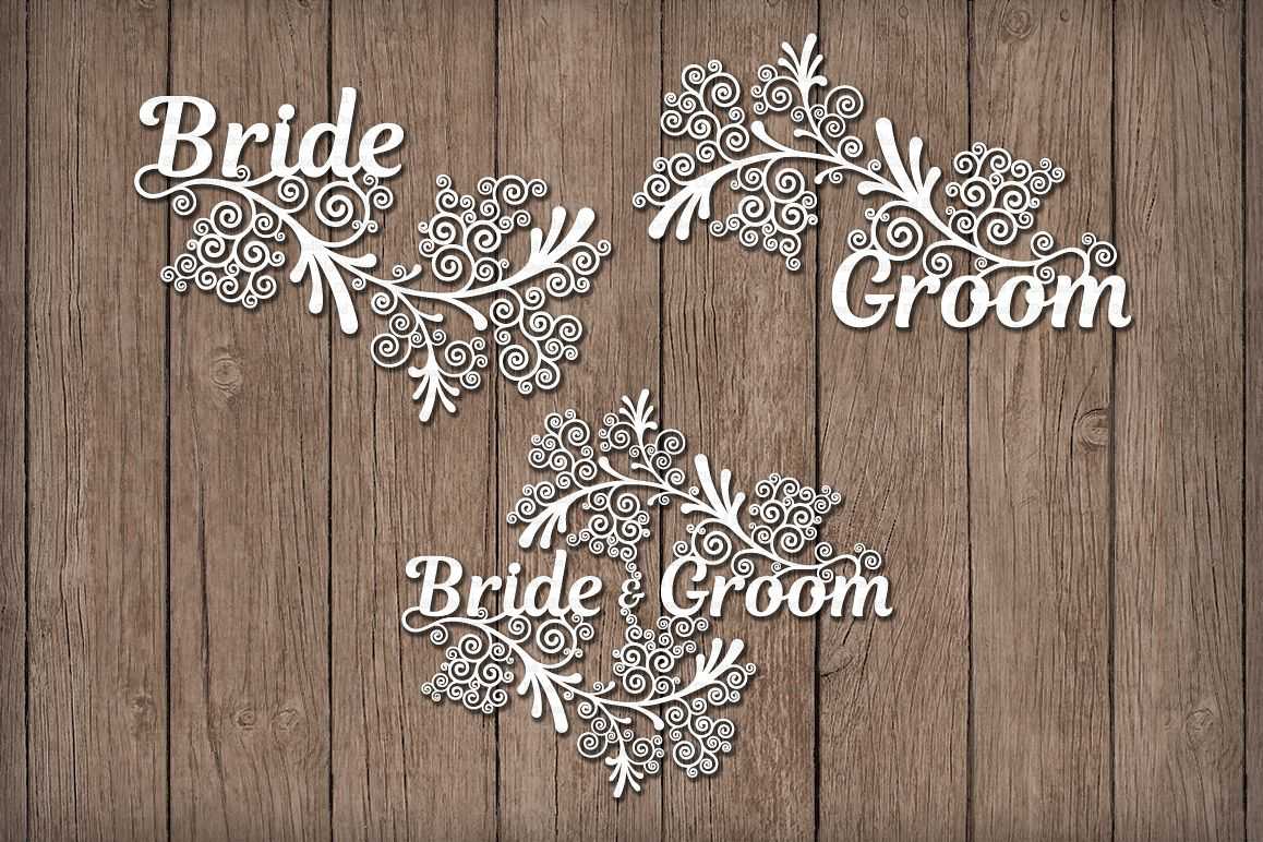 Friezes Wedding Svg Files For Silhouette Cameo And Cricut. Wedding Clipart  Png. Wedding Paper Craft Template. Wedding Stencils For Card Making. Inside Silhouette Cameo Card Templates
