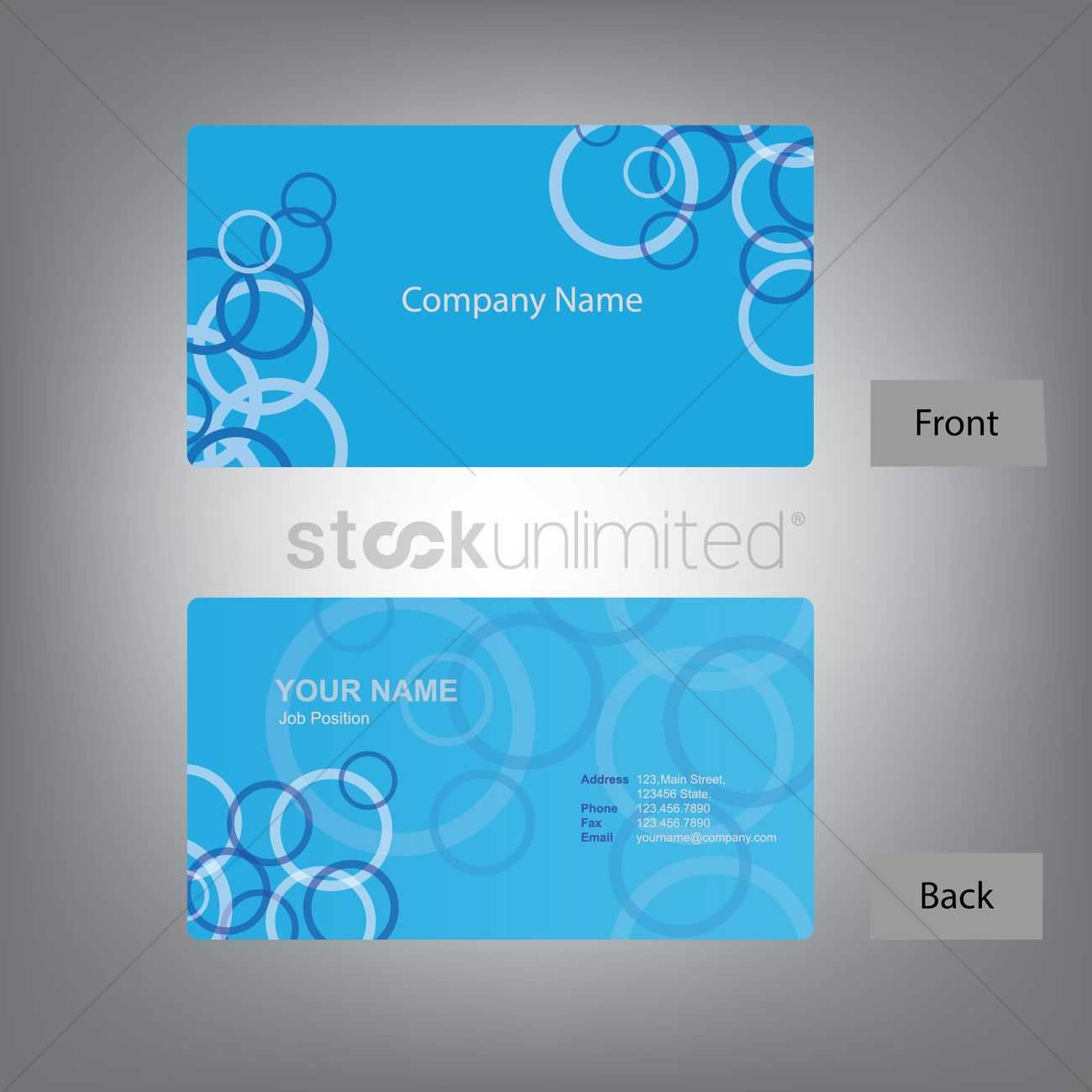 Front And Back Business Card Template Word ] – Card Template Throughout Front And Back Business Card Template Word