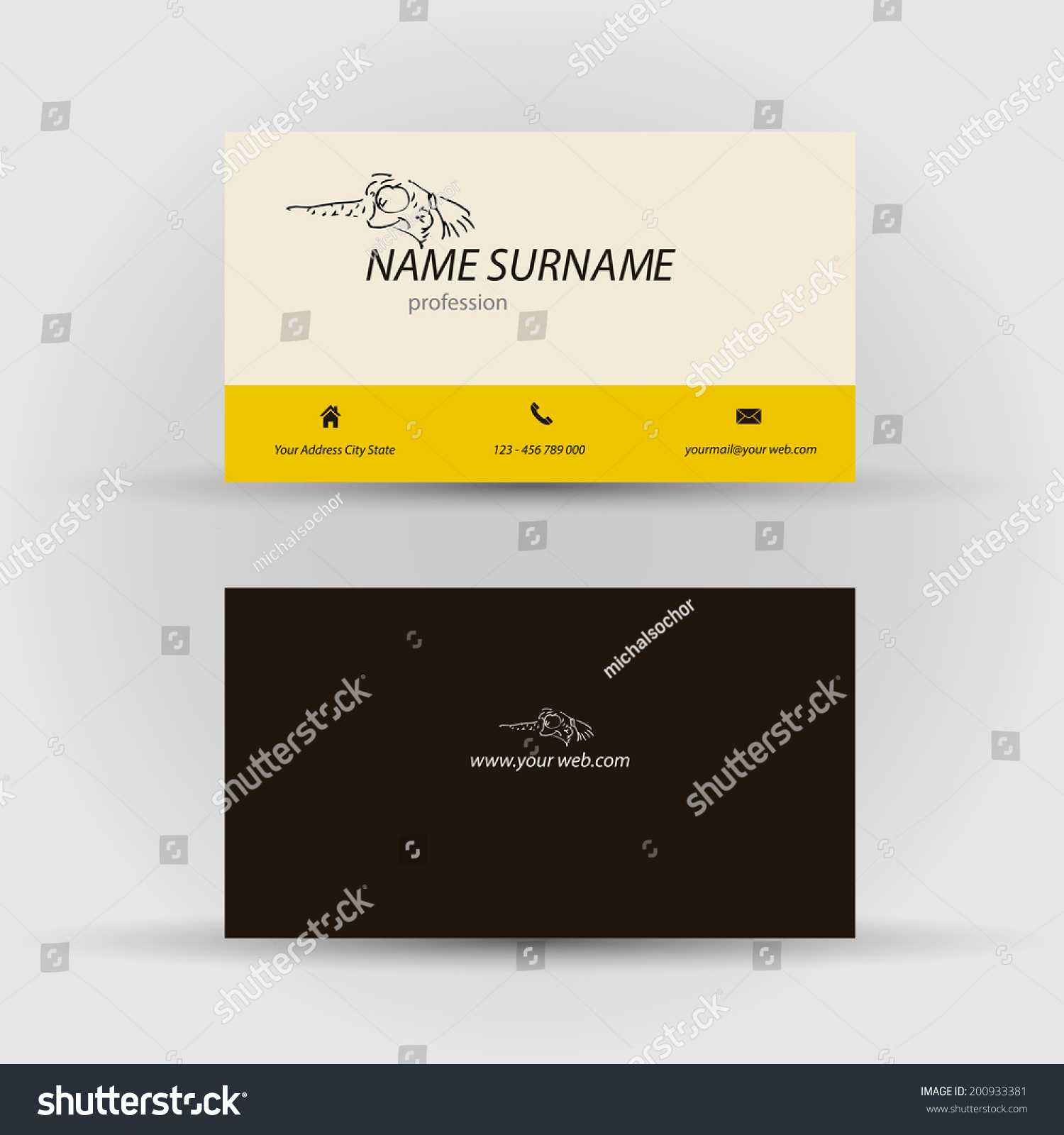 Front And Back Business Card Template Word ] – Card Template With Front And Back Business Card Template Word