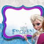 Frozen Birthday Party Invitation Free Printable Inside Frozen Birthday Card Template