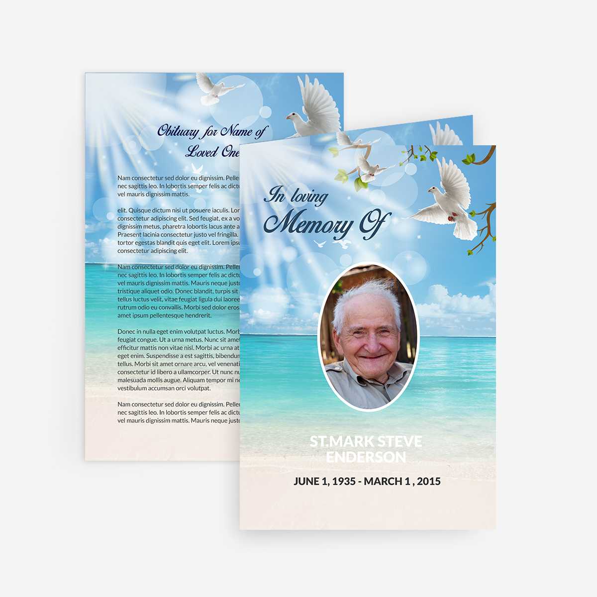 Funeral Card Templates ] – Funeral Cards Templates Funeral Intended For Remembrance Cards Template Free
