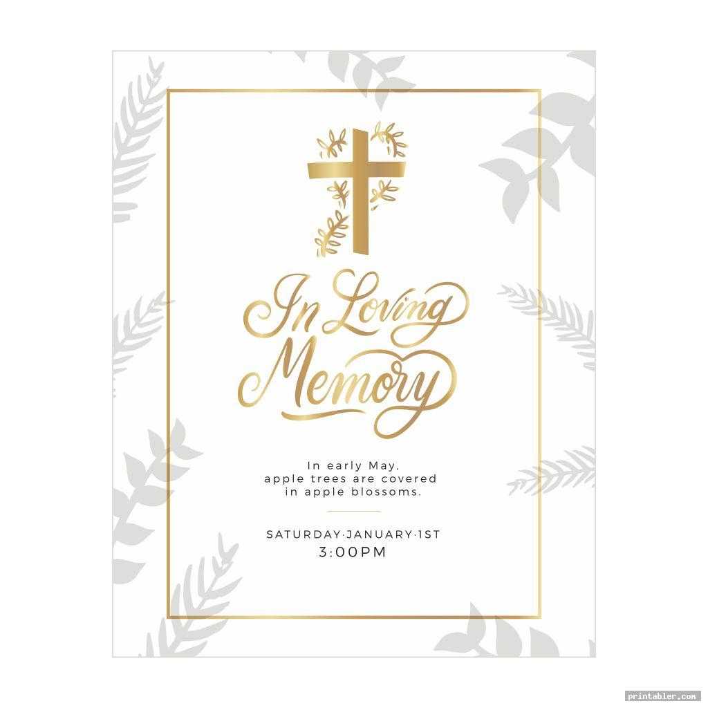 Funeral Memory Cards Templates Printable – Printabler With In Memory Cards Templates