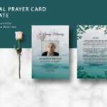 Funeral Prayer Card Template, Ms Word & Photoshop Template Inside Prayer Card Template For Word