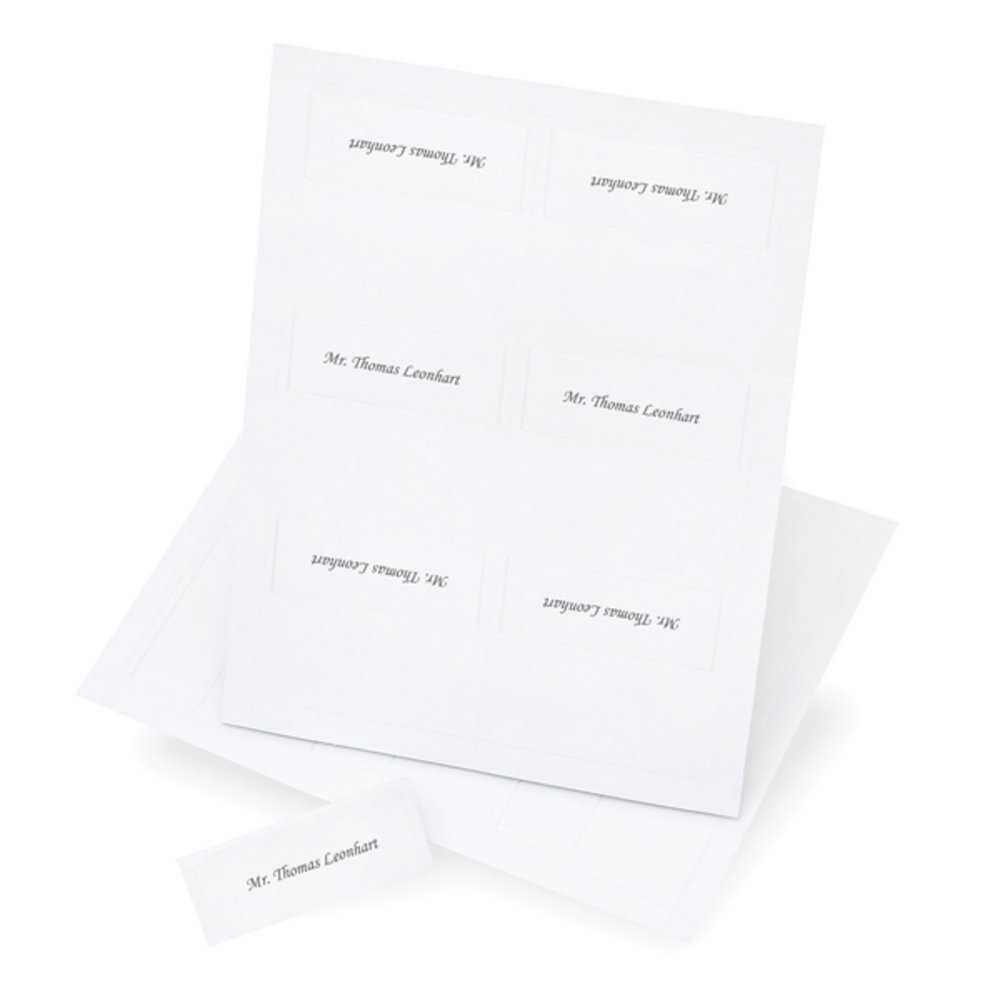 Gartner Studios 83001 White Pearl Place Cards – Walmart Pertaining To Gartner Studios Place Cards Template