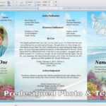 Gates Gatefold Program Template (Legal Size) Pertaining To Memorial Cards For Funeral Template Free