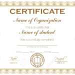 General Purpose Certificate Or Award With Sample Text That Can.. Throughout Sales Certificate Template
