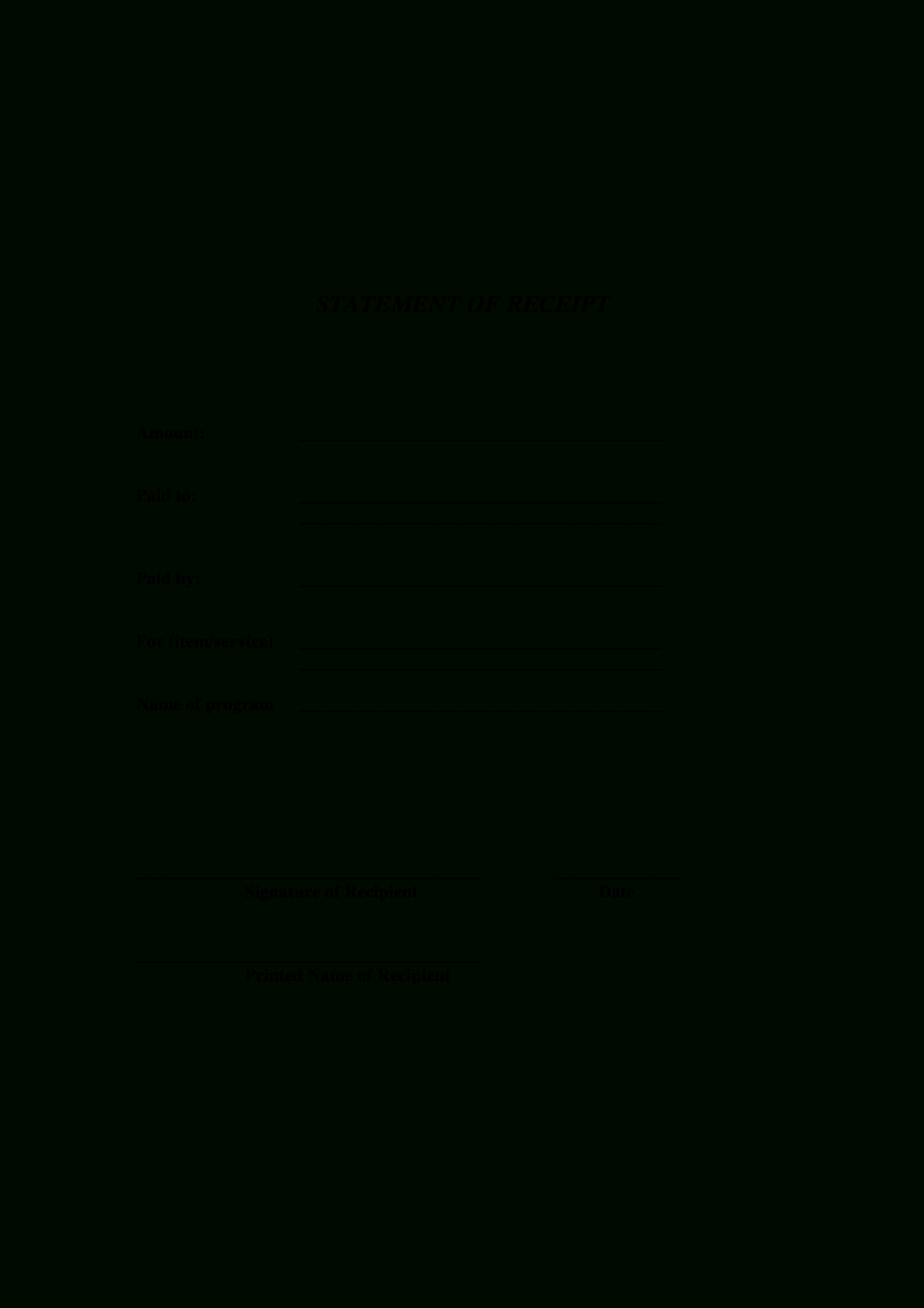 Generic Receipt Template – Oflu.bntl For This Entitles The Bearer To Template Certificate