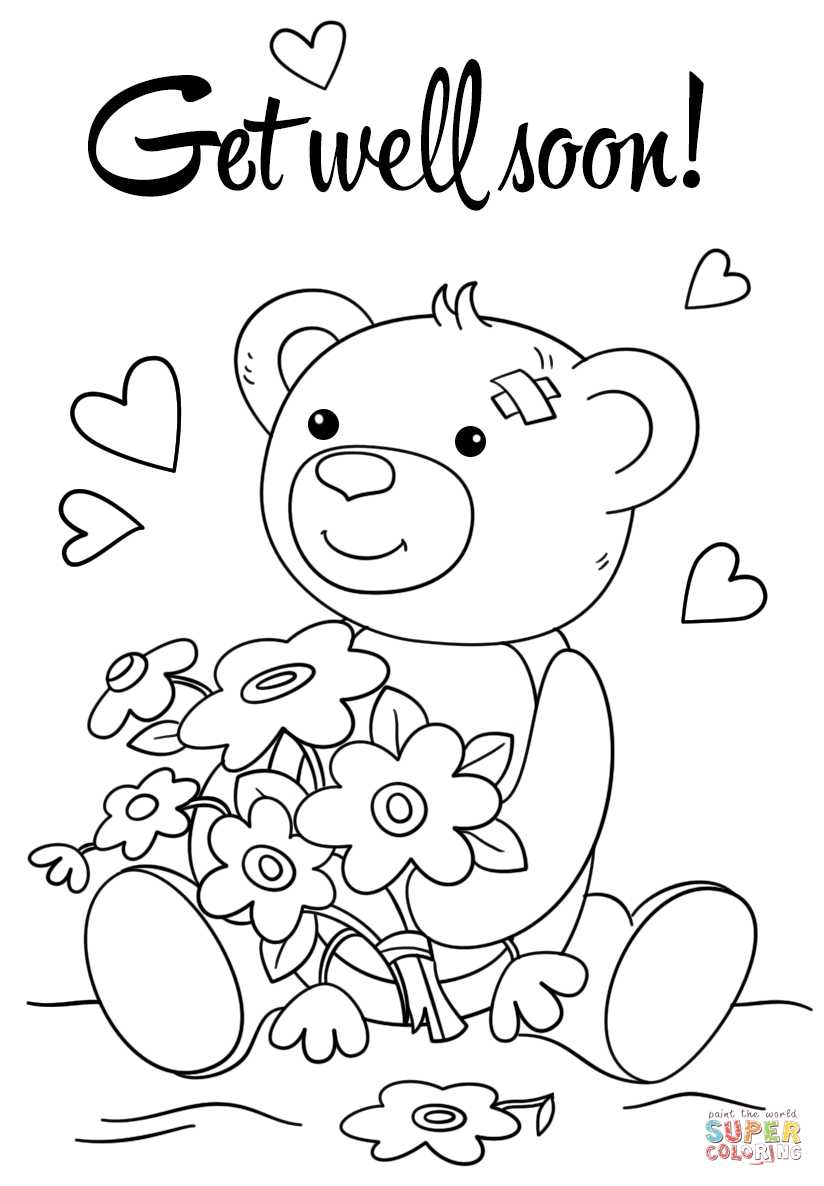 Get Well Soon Grammy Coloring Page – Prnt Within Get Well Soon Card Template