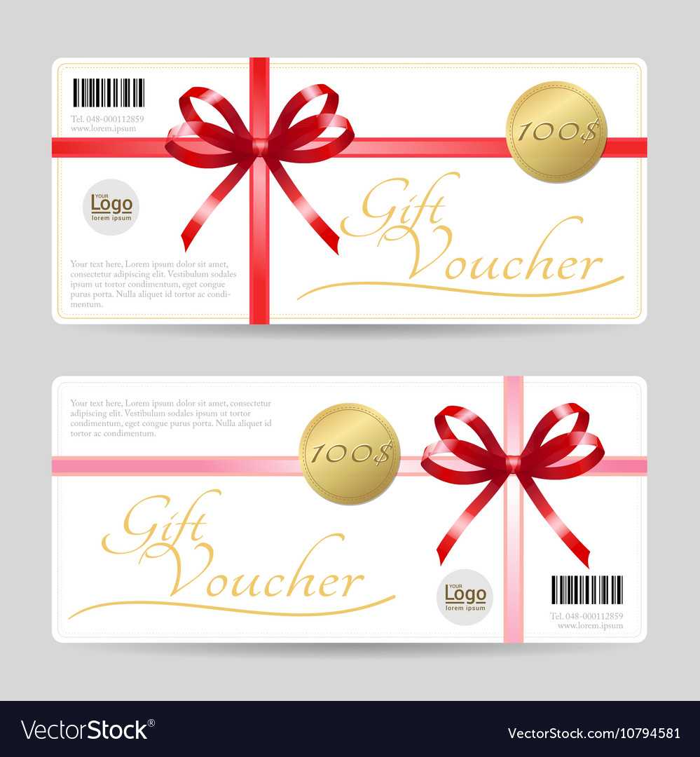 Gift Card Or Gift Voucher Template For Gift Card Template Illustrator