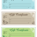 Gift Certificate Template Free Editable | Templates At For Company Gift Certificate Template