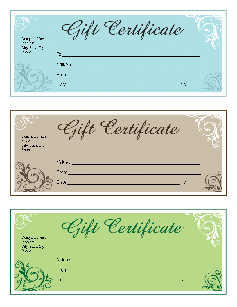 Gift Certificate Template Free Editable | Templates At Inside Certificate Templates For Word Free Downloads