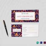Gift Certificate Template throughout Gift Certificate Template Indesign