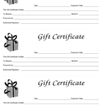 Gift Certificate Templates Printable - Fill Online pertaining to Fillable Gift Certificate Template Free