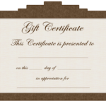 Gift Certificate Templates To Print | Activity Shelter Throughout Present Certificate Templates