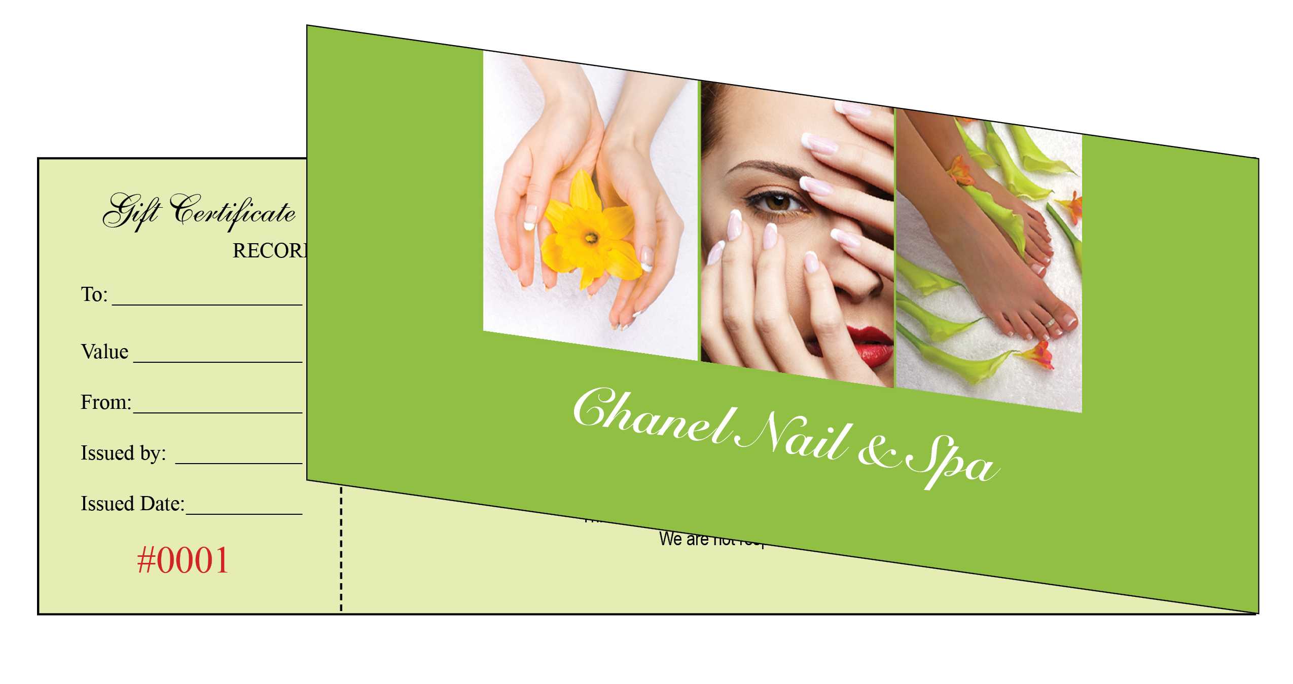 Gift Certificates Printing For Nail Salon For Nail Gift Certificate Template Free