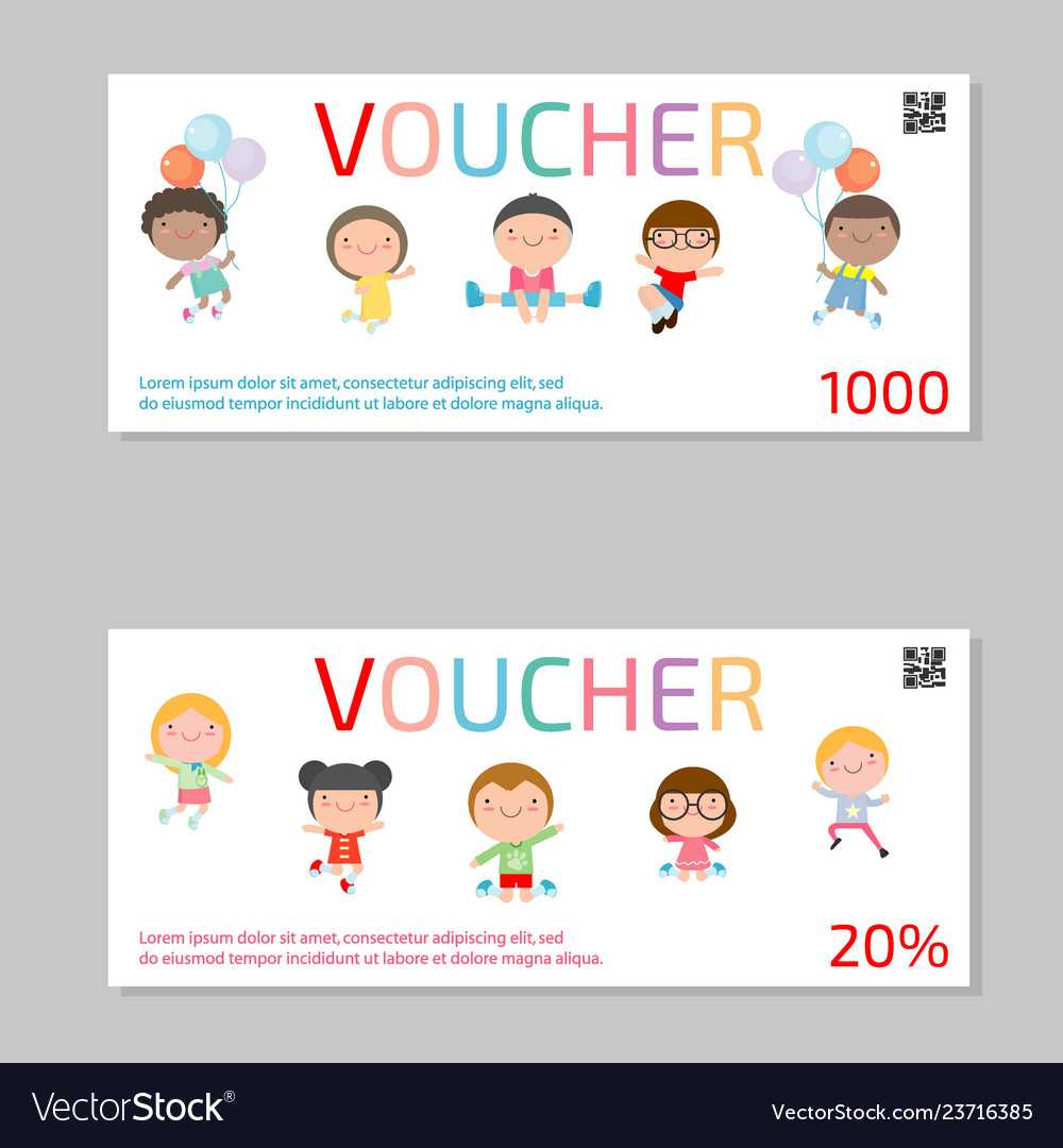 Gift Voucher Template And Kids Voucher Template Within Kids Gift Certificate Template