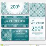 Gift Voucher Template With Mandala. Design Certificate For With Regard To Magazine Subscription Gift Certificate Template