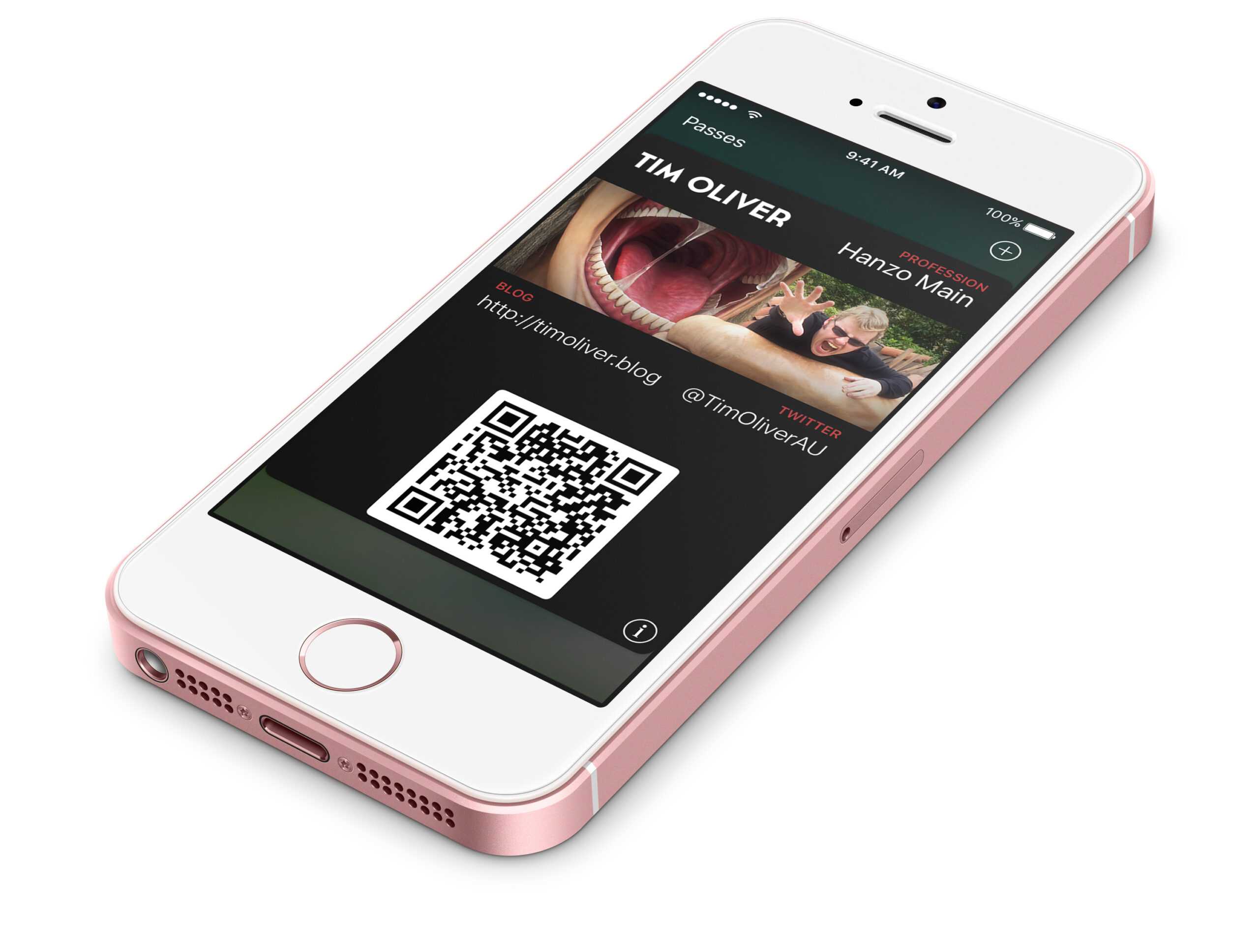 Github – Timoliver/passkit Business Card: A Template For Ios In Iphone Business Card Template