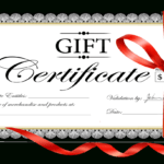 Give The Gift Of Dance With A Christmas Dance Gift Intended For Dance Certificate Template