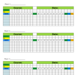 Golf Tournament Scorecard Template | Mydraw Throughout Golf Score Cards Template