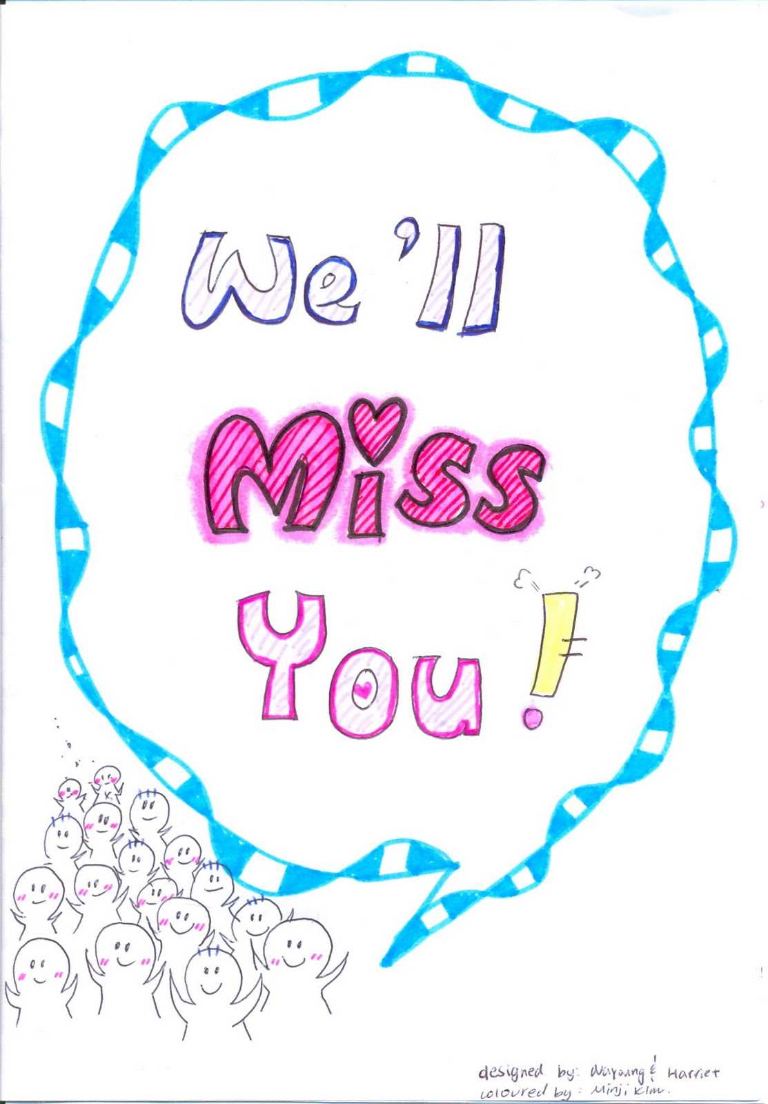 Goodbye Card Clipart Intended For Goodbye Card Template