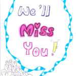 Goodbye Card Clipart Pertaining To Farewell Card Template Word