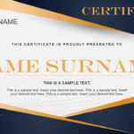 Gradient Powerpoint Certificate Template – Slidemodel Throughout Powerpoint Certificate Templates Free Download