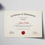 Graduation Degree Certificate Template For Masters Degree Certificate Template
