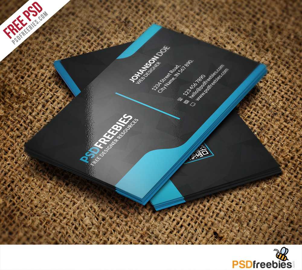Graphic Designer Business Card Template Free Psd In Calling Card Template Psd