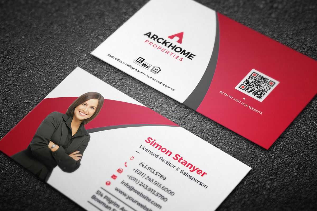 Graphicdepot Website For Real Estate Agent Business Card Template