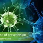 Green Virus Anism Russian Influenza Molecular Powerpoint Within Radiology Powerpoint Template