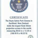 Guinness Certificate – Specialty Cinema Within Guinness World Record Certificate Template