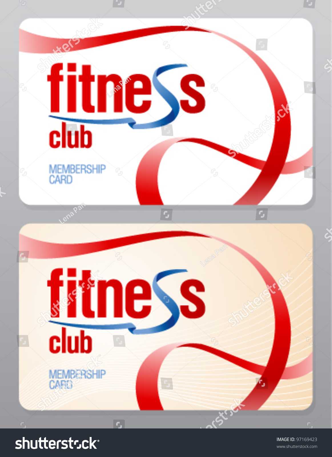 Gym Membership Images, Stock Photos & Vectors | Shutterstock Throughout Gym Membership Card Template