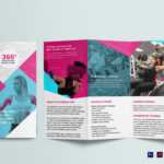 Gym Tri Fold Brochure Template With Tri Fold Brochure Publisher Template