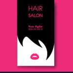 Hair Salon Business Card Templates With Black Hair Regarding Hair Salon Business Card Template