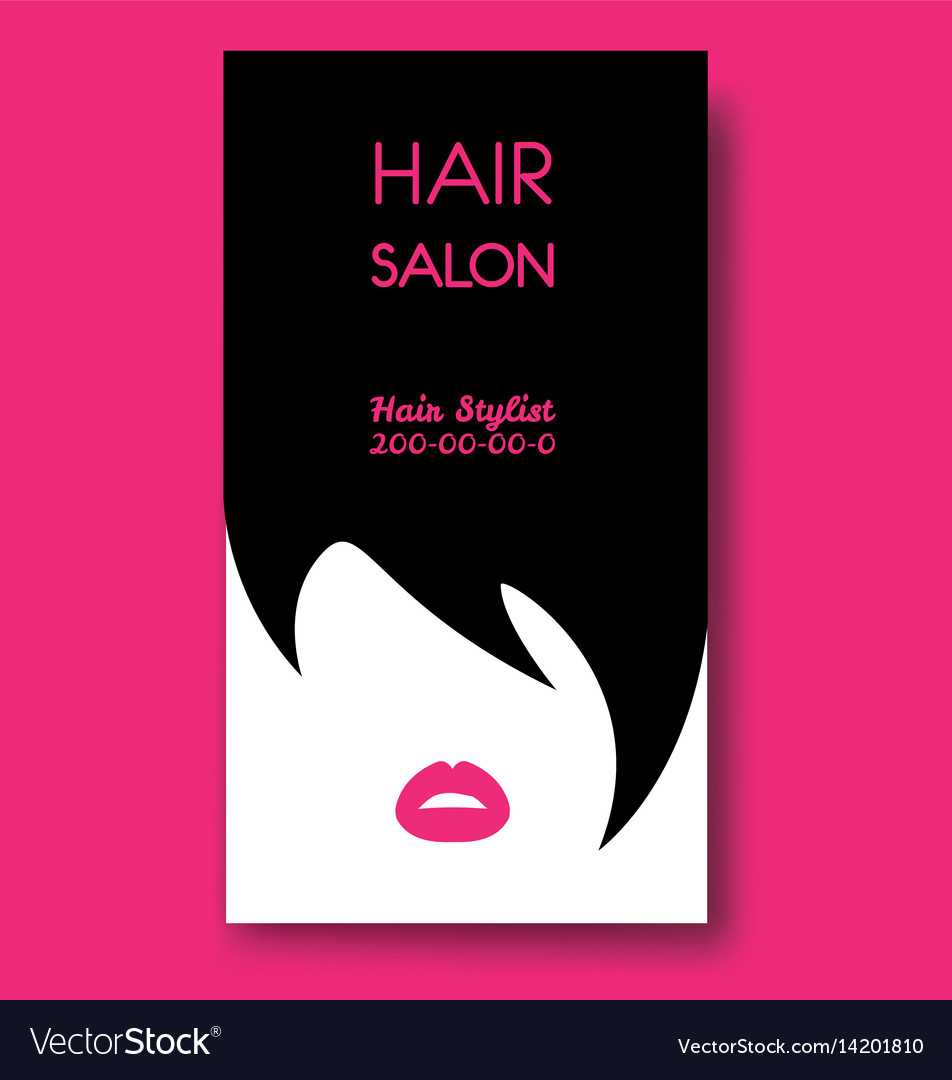 Hair Salon Business Card Templates With Black Hair Regarding Hair Salon Business Card Template