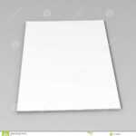 Half Fold Brochure Blank White Template For Mock Up And Pertaining To Half Fold Card Template